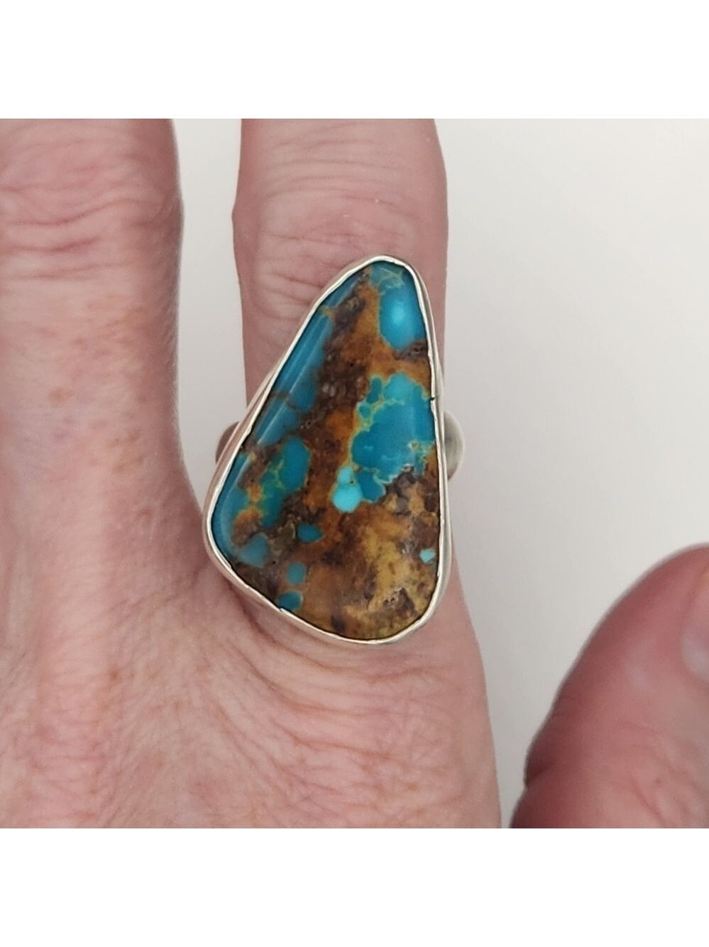 Kingman Turquoise Sterling Silver Ring